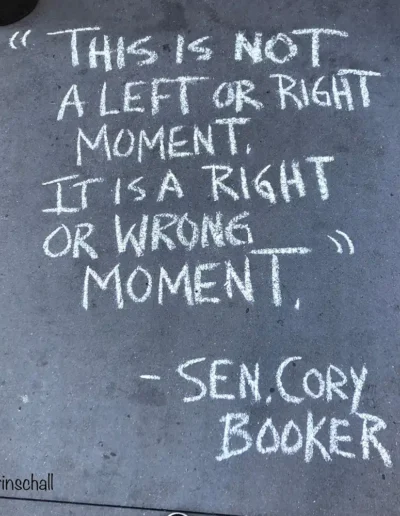 this is not a left or right moment. It is a right or wrong moment.
