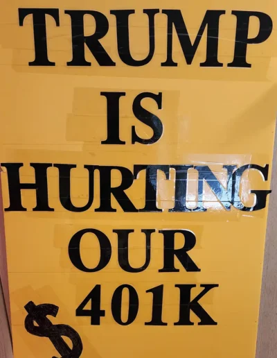 trump is hurting our 401k