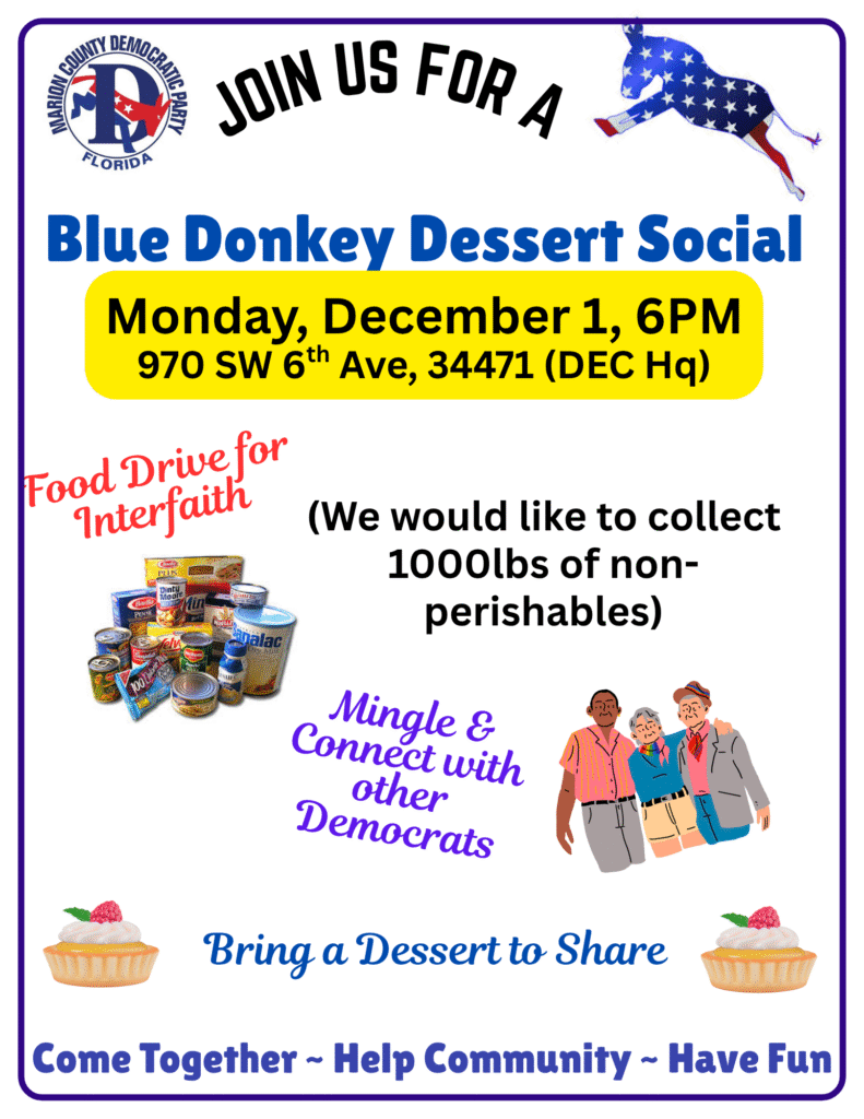 Flyer for food drive