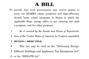 Energy Rebate Act