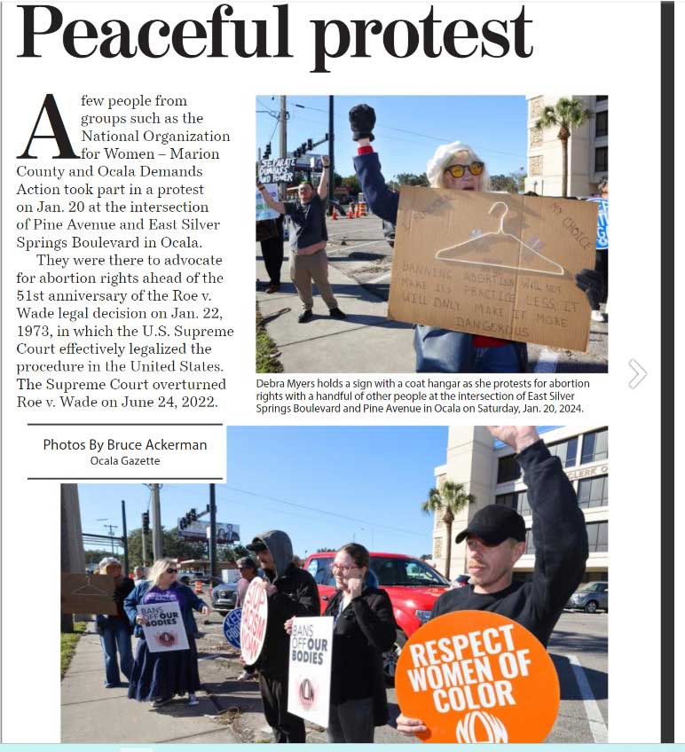 January 20th NOW Protest