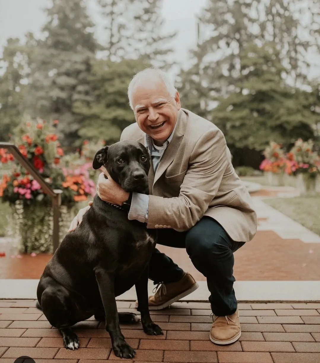 Tim Walz & Scout