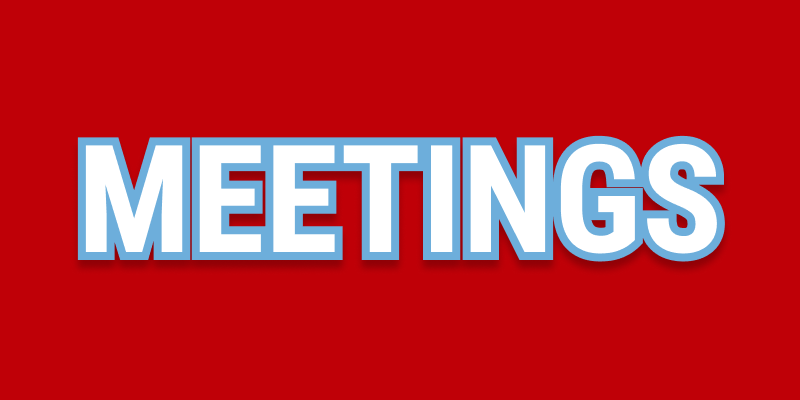 MEETINGS Meetings Graphic